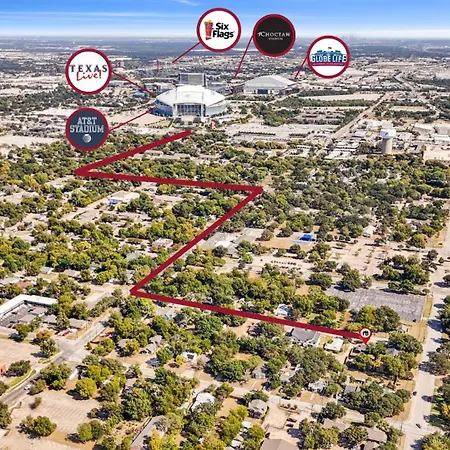 Cozy Arlington Bungalow 4/Mins To At&T Stadium